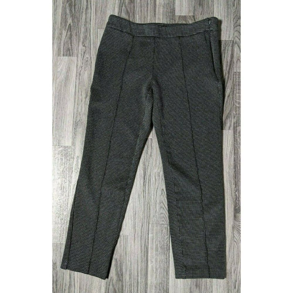 (3/$35) Dalia Black White Geometric Cropped Pants‎